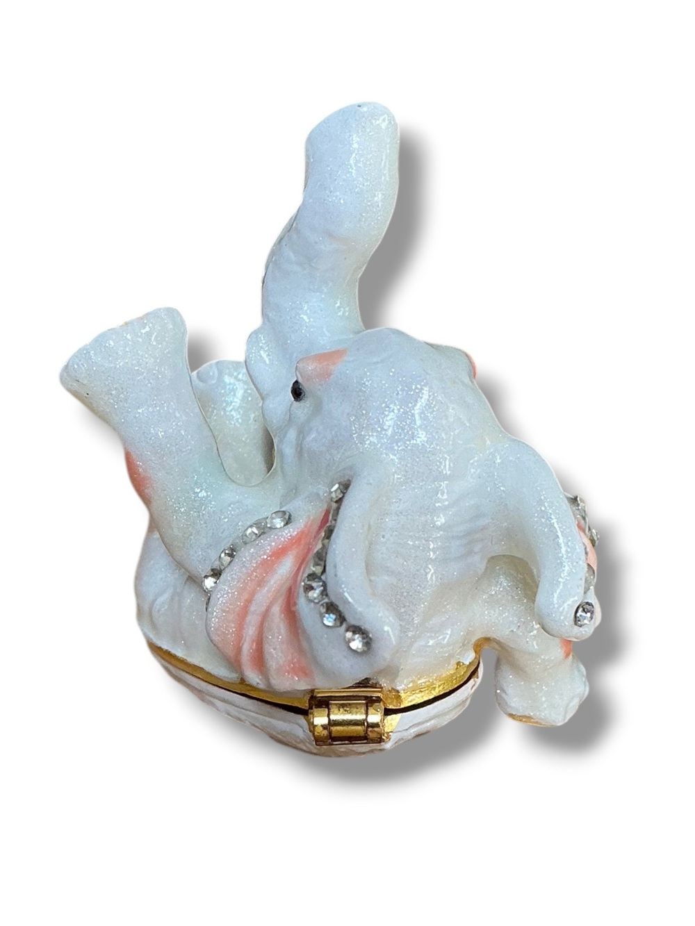 Dancing Elephant Rhinestone Jewelry Box - Picture 4 of 9
